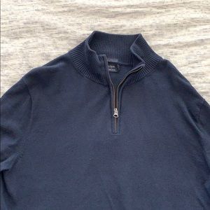 J Crew Quarter Zip sweater
